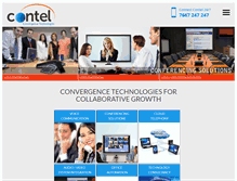Tablet Screenshot of conteltech.com